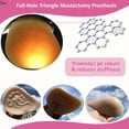 thumbnail image 5 of BIMEI One Piece Full-Hole Sprial Microporous Mastectomy Prosthesis Women Bra Enhancer Inserts Breast Surgery Lightweight Silicone Breast form Shaper for Breast Asymmetry/Mastectomy,Right,T7, 5 of 11