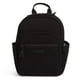 thumbnail image 1 of Mochila pequeña Vera Bradley de microfibra True Black para mujer, 1 of 5