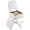 White, variant on Vanity Stool Chair with Storage, Height Adjustable Makeup Chair with Folding Backrest, 360° Swivel Faux Fur Ottoman with Memory Foam Cushion and Rolling Wheels, 330 lbs Capacity for Bedroom, Pink