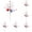 Red*5, variant on Patriotic Artificial Berry Stem Picks, 4th of July Decorations White Blue Red Stars Picks for Independence Day,Pentagram Faux Berry Branches Decoration for Home Office Restaurant Vase Decor,1Pack