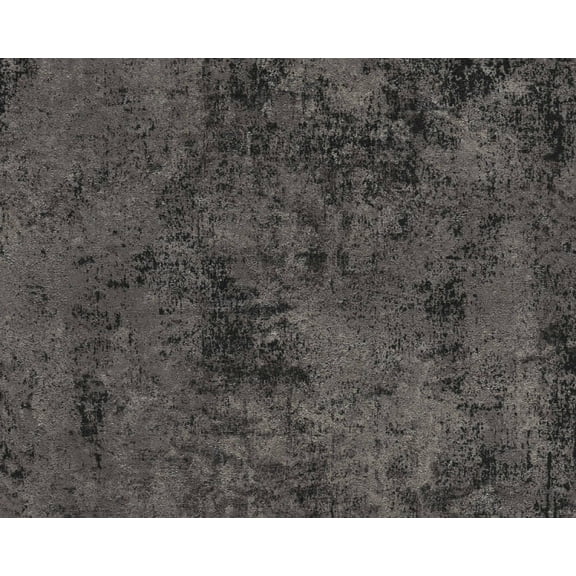 Concord Wallcoverings Textured Wallpaper Faux Textured Wall, Black Gray, 21 In x 33 Ft (56 sq. ft), 374256
