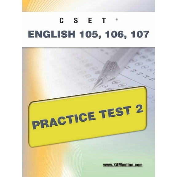 Cset Cset English 105, 106 Practice Test 2, (Paperback)
