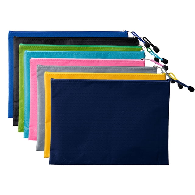Bolsa para archivos con cremallera Desiderio, bolsa organizadora de carpetas de archivos, bolsa para archivos a prueba de agua, bolsa para tutoría de estudiantes, estilo: estilo 3;