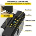 thumbnail image 4 of KFFKFF 12V Mini Fridge 10 Qt, Compact Portable Freezer (-4℉~68℉) with Smartphone App, Dual Voltage Car Refrigerator 12V/24V DC & 110-220V AC, Ideal for Camping, Road Trips, Outdoors & Home, 4 of 9
