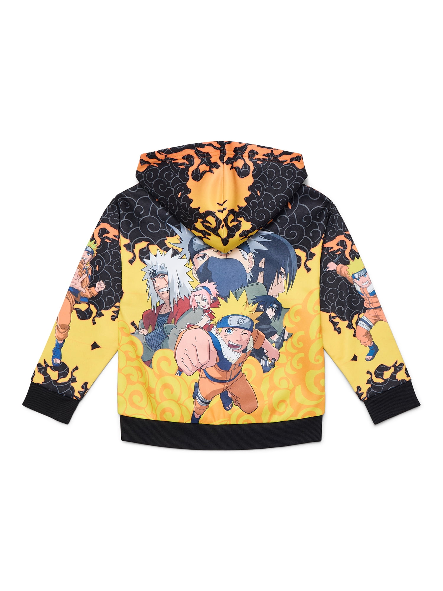 Naruto Boys Sublimated Graphic Hoodie, Sizes 4-18