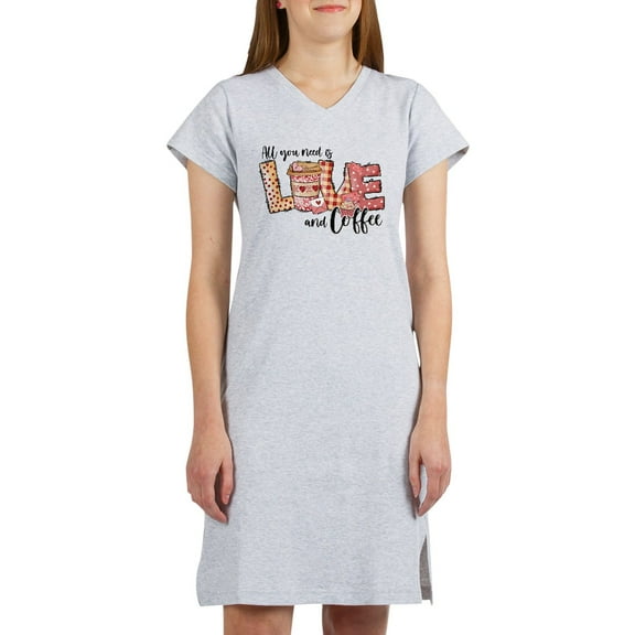 CafePress - All You Need Is Love And Coffee T Shirt - Women's Nightshirt