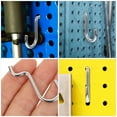 thumbnail image 3 of TABLZONE 10 Pcs Pegboard with Hooks Iron Silver for Effective Home Storage, 3 of 8