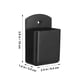 thumbnail image 3 of Pieces remote control holder TV remote control holder wall mounted remote control storage box wall mounted storage rack compatible with bedroom RV, 3 of 5