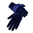 thumbnail image 2 of Skymirror 1 Pair Women Fall Winter Gloves Velvet Five Fingers Solid Color Shopping Guide Gloves Thick Non-Slip Warm Windproof Prom Party Jewelry Shop Sales Gloves, 2 of 8
