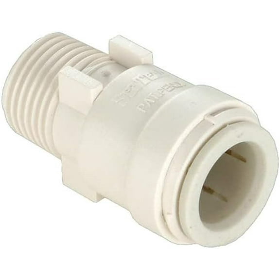 Watts Aqualock 3/4-Inch CTS by 1/2-Inch NPT Plastic Male Connector, 3501-1408