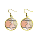 thumbnail image 1 of Graciosa imagen Unidos Presidente Trump Ear Dangle Golden Drop Earring Jewelry Mujer Unbranded M, 1 of 3