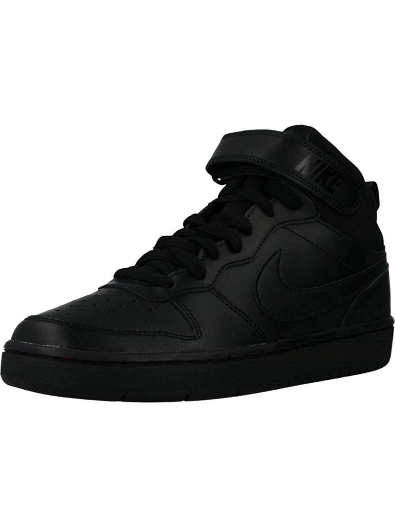 Escribe un reporte blanco Realista Nike Court Borough Mid 2 Gs Trainers Child Black/Red High Top Trainers  Shoes - Walmart.com