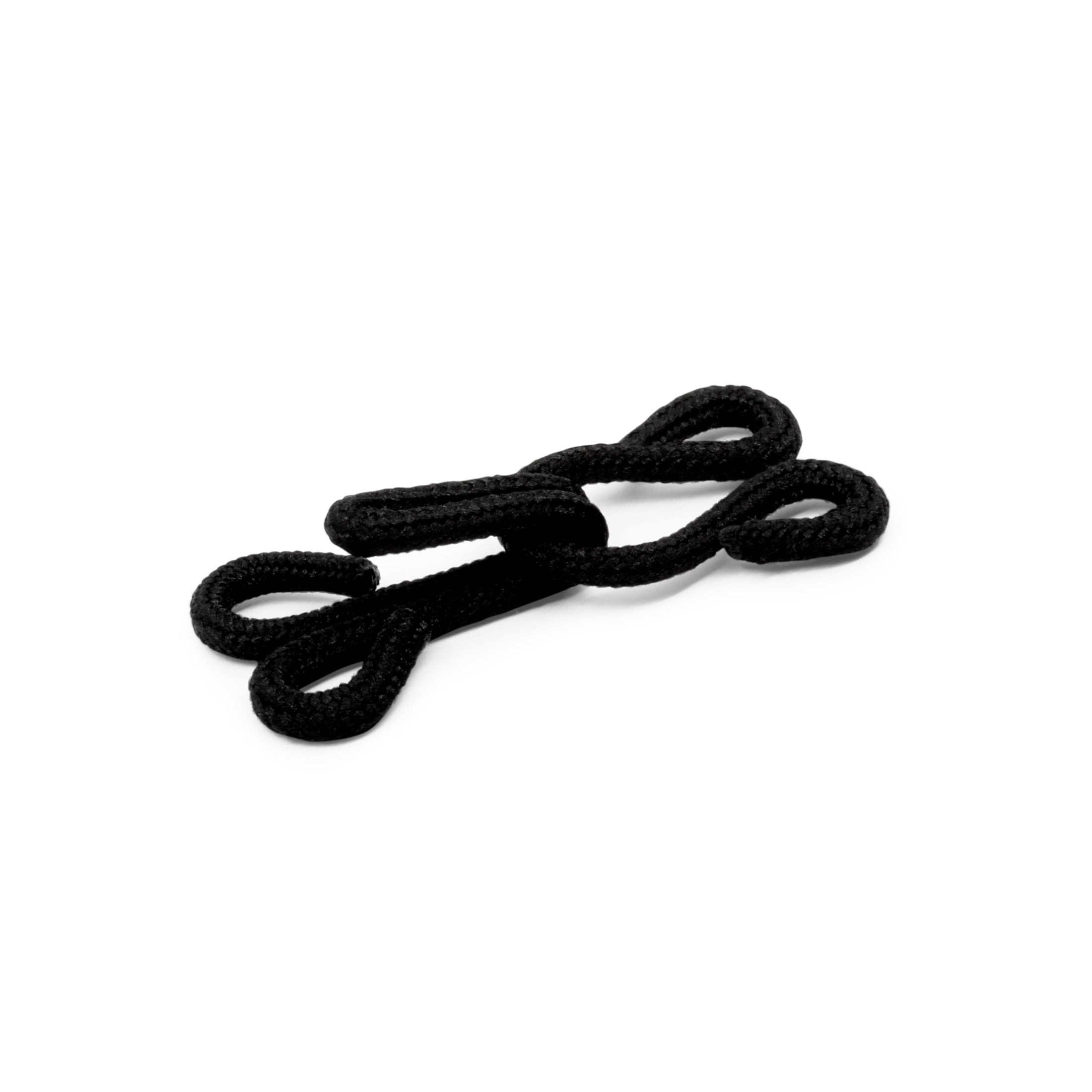 (4 pack) Dritz Covered Black Hooks & Eyes for clothing or crafting, 2 Sets