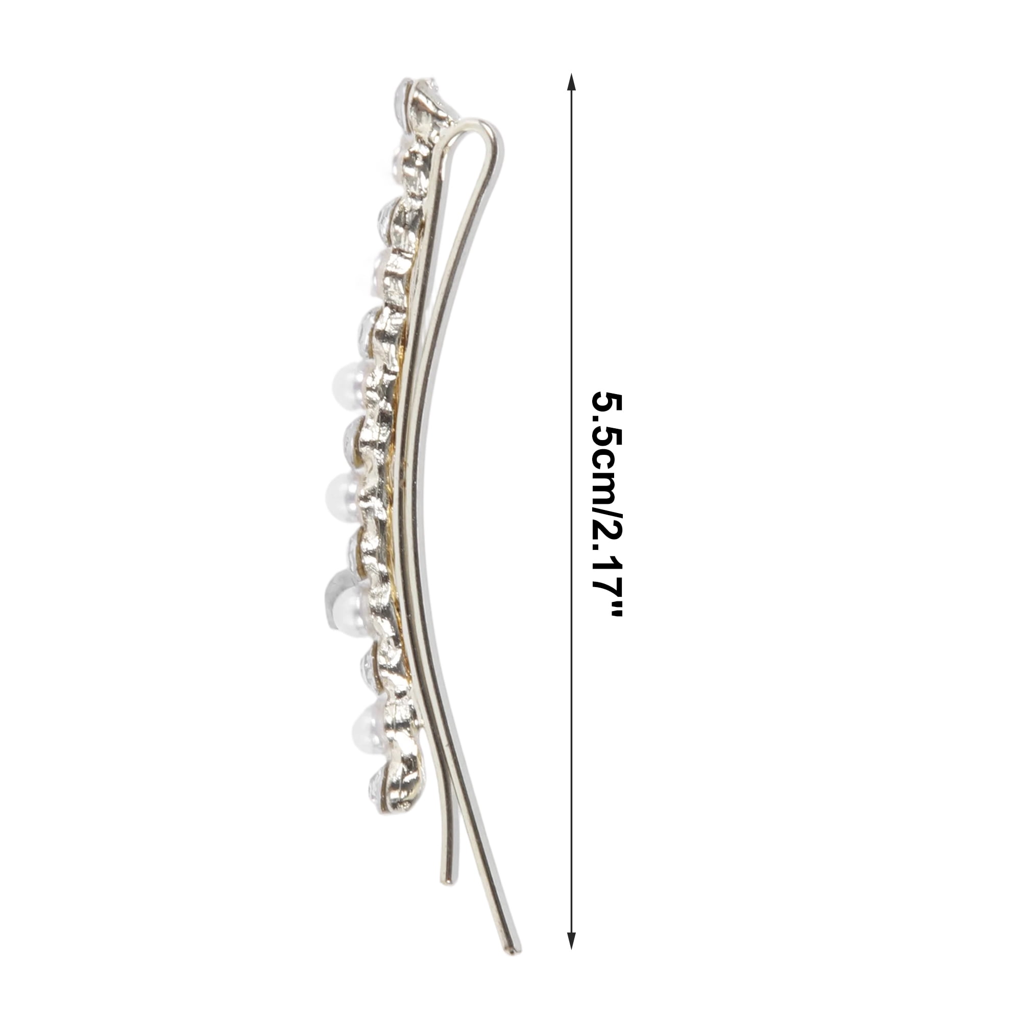 Unique Bargains Faux Pearl Bobby Pin Set Hairstyles Occasions Rhinestone Faux Pearl