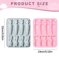 thumbnail image 3 of Easter Silicone Molds 8 Cavity 3D Carrot Easter Bunny Molds Food Grade Non-Stick Silicone Muffin Pans for Baking Chocolate Molds for Easter Party Fondant Candy Jelly Mousse Cake Topper Making Pink, 3 of 7