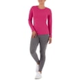 thumbnail image 4 of Athletic Works Women's Core Active Long Sleeve T-Shirt, 2-Pack, 4 of 11