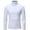 White, variant on CTPDG Mens Fall Fashion Thermal Mock Turtleneck T-Shirts Big and Tall Long Sleeve Casual Comfortable Slim Fit Basic Designed Baselayers Tops Blue XXL