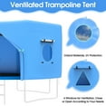 thumbnail image 5 of Jump Into Fun 14FT Trampoline Tent with 4 Windows, Sun-Protection Trampolines Tent Fits for 8 Straight Pole Round Trampoline, Trampoline Tents Canopy for Outdoor Backyard Playground - Tent Only, 5 of 7