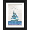 thumbnail image 1 of JMB Designs 17x24 Black Ornate Wood Framed with Double Matting Museum Art Print Titled - Ocean Breezy, 1 of 4