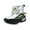 Silver, variant on Otqutp Kids Winter Boots Girls Boys Mid Calf Padded Booties Waterproof Non Slip Padded Warm Platform Outdoor Hiking Shoes