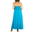 thumbnail image 2 of 24seven Comfort Apparel Plus Size Strapless Maxi Dress, 2 of 4
