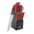 thumbnail image 1 of Cuchillos Oster Lindbergh 14 piezas con block de madera, 1 of 4