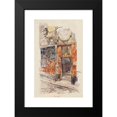 thumbnail image 2 of Frédéric Houbron 16x24 Black Modern Framed Museum Art Print Titled - Staircase B of the Children-Red Market, in 1907. 3Rd Arrondissement (1907), 2 of 5
