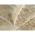 thumbnail image 4 of Ambesonne Cream Quilted Bedspread Set 3 Pcs, Antique Treasure, King Size, Cream, 4 of 5