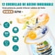 thumbnail image 2 of Batidora Portátil sin Cable,Mini Licuadora, Licuadora de Batidos con 12 Cuchillas, para Batidos y Smoothies,Zumos, Recargable, 450ml Diseño de doble cubierta con asa, 2 of 5