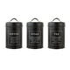thumbnail image 2 of Tarros de almacenamiento de cocina 3 Piezas Sunnimix Botes Herméticos de azúcar té café negro, 2 of 8