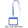 thumbnail image 1 of Protector de tarjeta de identificación de doble cara a prueba de agua (azul oscuro) Likrtyny Libre de BPA, 1 of 8