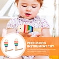 thumbnail image 4 of MasteelfCA 2 Sets Orff Instruments Wood Percussion Instruments Fish Shaped Woodblock Toys, 4 of 8