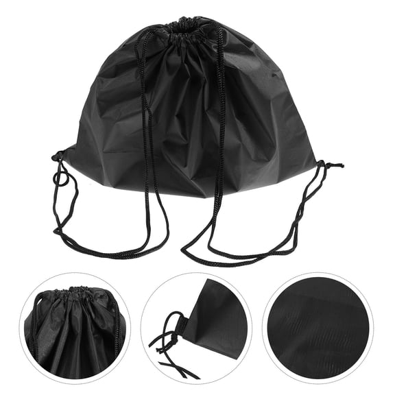 NIAIZEK Motorcycle Bag Black Drawstring Pouch for Durable Storage and Travel