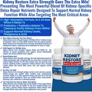 Kidney Restore Extra Strength - Kidney Cleanse Detox & Repair, 90 Capsules