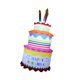 thumbnail image 4 of Torta de cumpleaños,Pastel de cumpleaños inflable de 6 pies con luz LED,Decoración inflable para tarta de cumpleaños,recuerdo de fiesta,Decoración inflable para cumpleaños al aire, 4 of 9