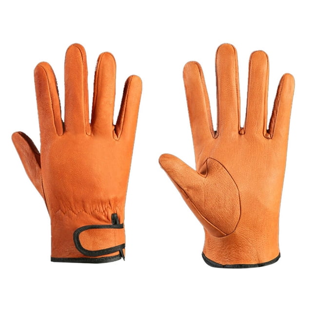 Leather Gloves Welding Breathable Thermal Insulation Elastic Design Protective Equipment