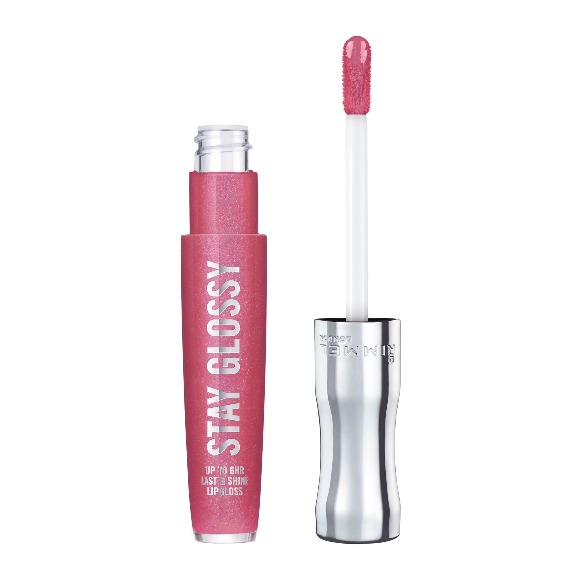 (2 pack) Rimmel Stay Glossy Lip Gloss, Back Row Smooch, 0.18 oz