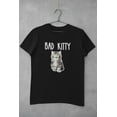 thumbnail image 5 of Old Glory Mens Halloween Bad Kitty Cat Ghost Short Sleeve T Shirt, 5 of 6