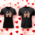 thumbnail image 3 of Playera Duo De Pareja De Capybara Fashion 14 De Febrero San Valentin Color Negro Talla Mediana Marca Emil SaEs, 3 of 4