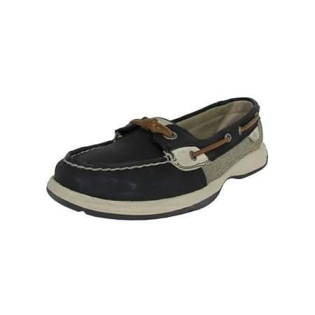 

Sperry Womens Tiefish Slip On Boat Shoes Black US 10