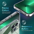 thumbnail image 4 of Crystal Clear Case for iPhone 13 Pro, [Not Yellowing] [Camera Protection] [Military Grade Drop Tested] Transparent Shockproof Protective Phone Case Soft Silicone Slim Cover, 6.1", Transparent, 4 of 16