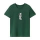 thumbnail image 1 of Camiseta de verano para mujer, trajes clásicos, camiseta básica informal para oficina, trabajo, compras Verde, 1 of 7