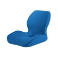 thumbnail image 1 of Cojín de espuma viscoelástica para asiento, cojines para silla, almohada de apoyo con funda extraíble, cojín para silla de computadora para oficina en Azul Sunnimix Cojín del asiento, 1 of 8