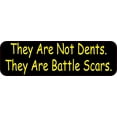 thumbnail image 4 of 10in x 3in They Are Battle Scars Bumper Sticker, 4 of 4
