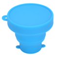 thumbnail image 4 of Taza de silicona taza retráctil de silicona de 220 ml Taza plegable portátil de grado alimenticio azul Taza de agua Juego de taza de bebida expandible para viajes al aire libre ANGGREK  Otros, 4 of 8