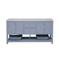 thumbnail image 5 of Lakeshore 72" Double Bathroom Vanity with Powder Blue Cabinet and Engineered Carrara Top, 5 of 6