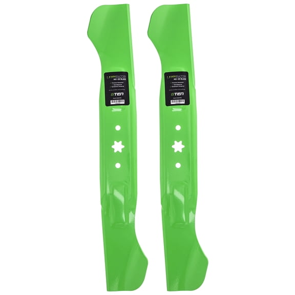 LawnRAZOR Notched High Lift Blade for MTD Cub Cadet 46 inch 942-04244 2 Pack 810-CBL2377D