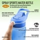 thumbnail image 5 of Botella deportiva de 1000 ml sin BPA con tapa impermeable • Botella portátil de hidratación para senderismo, acampada y gimnasio • 1 litro de gran capacidad, 5 of 5