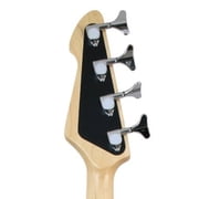 Peavey Milestone 4 Ivory 4-String Electric Bass Guitar with Powerplate