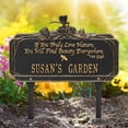 thumbnail image 2 of Whitehall Dragonfly Poem Garden 1-line Standard Lawn Plaque, 2 of 2